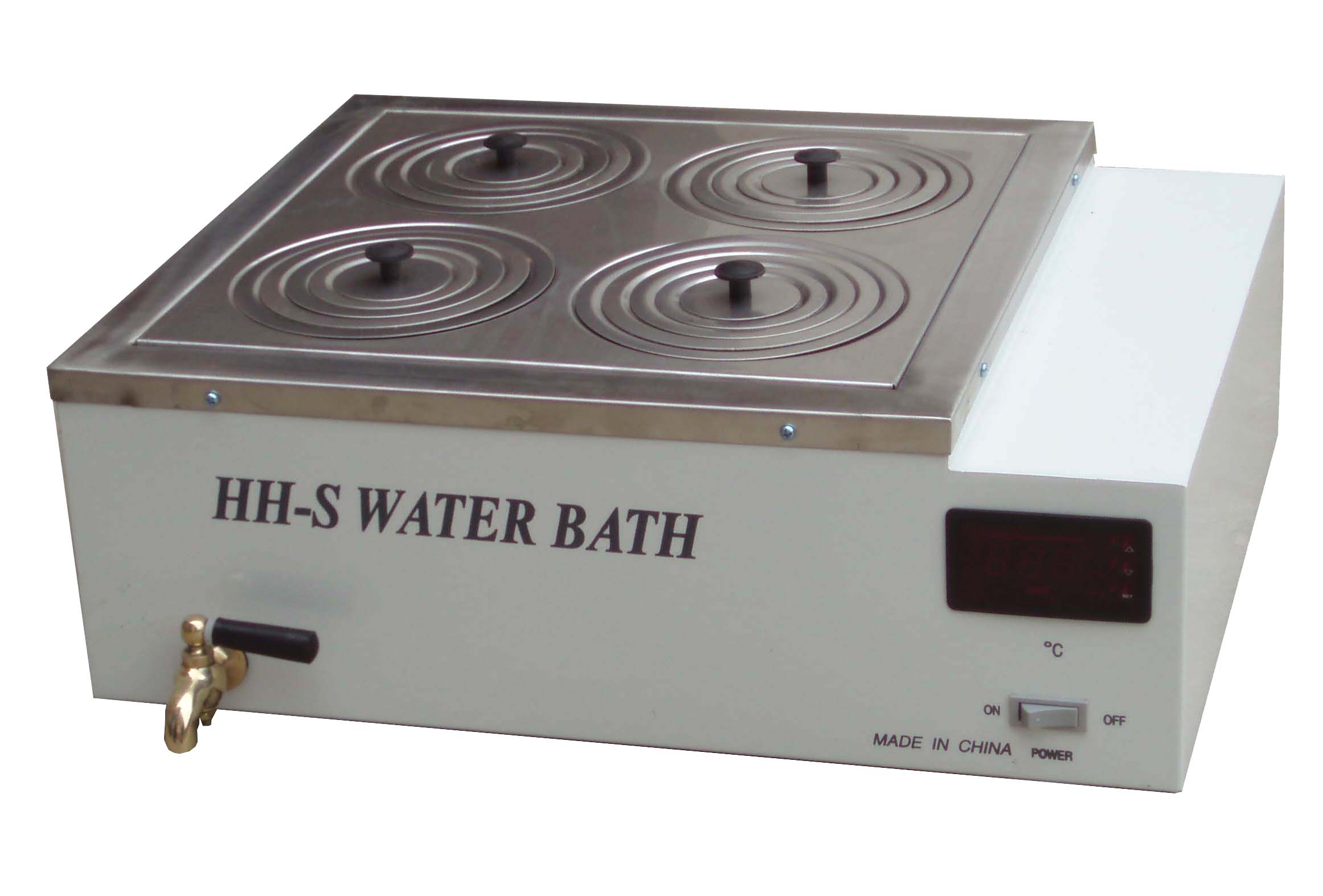 US Stock KDHARMR Electric Lab Water Bath 4Hole Digital Thermostatic Display Constant Temperature Capacity 800W 12L 